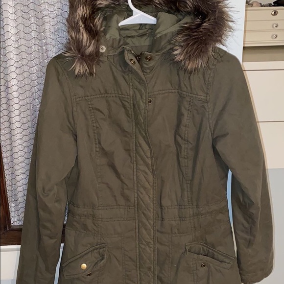 Mossimo army green jacket - Picture 2 of 4